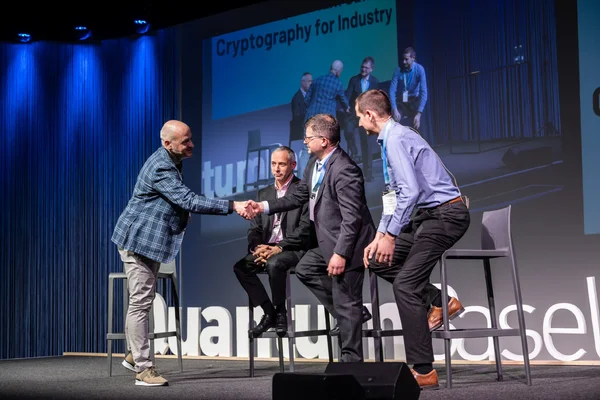 Damir Bodgan says thank you Marco Brenner, Dr. Frederik Flöther and Jean-Sébastien Pegon